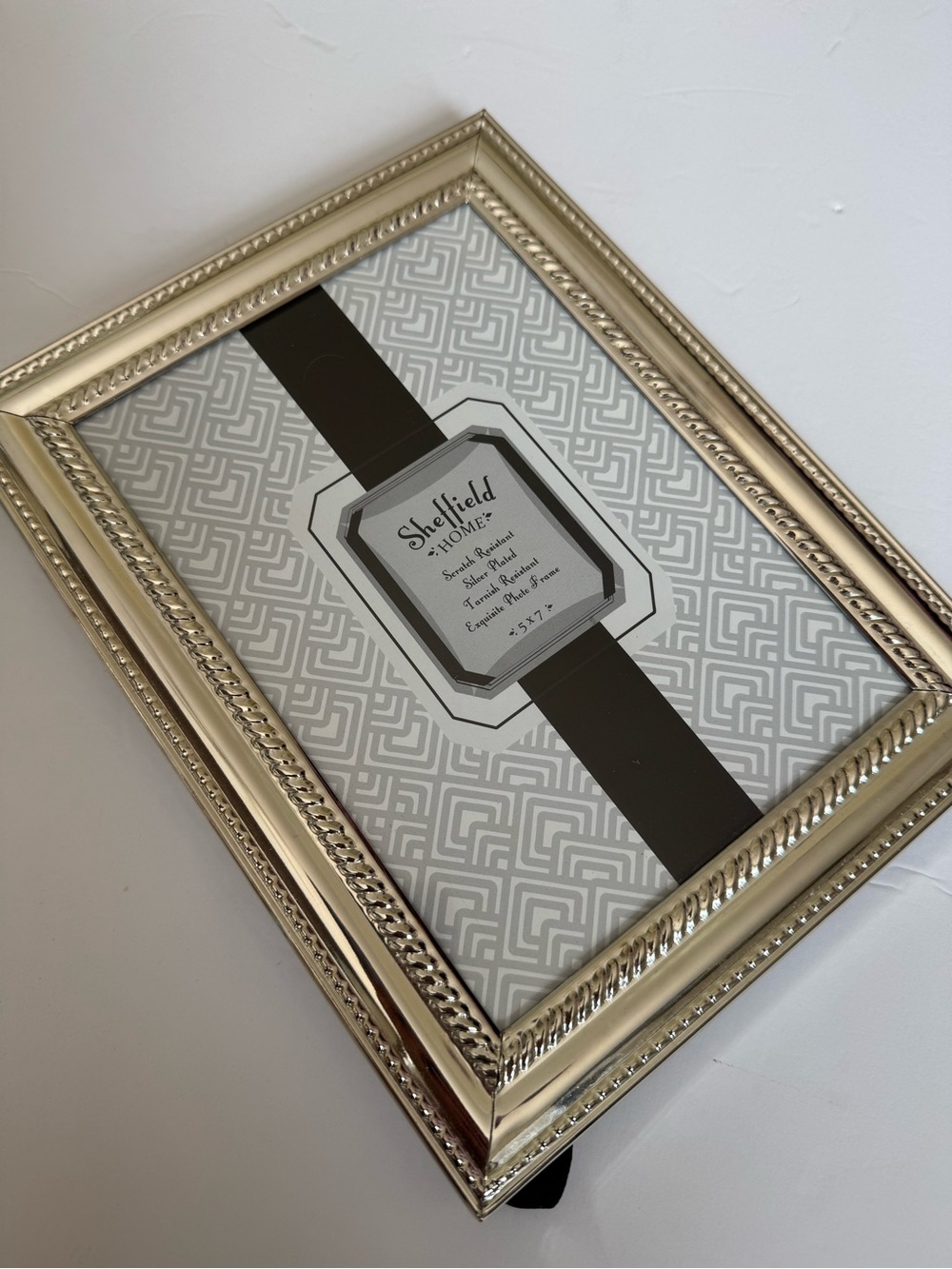 Sheffield Home Silver Beaded Edge Picture Frame